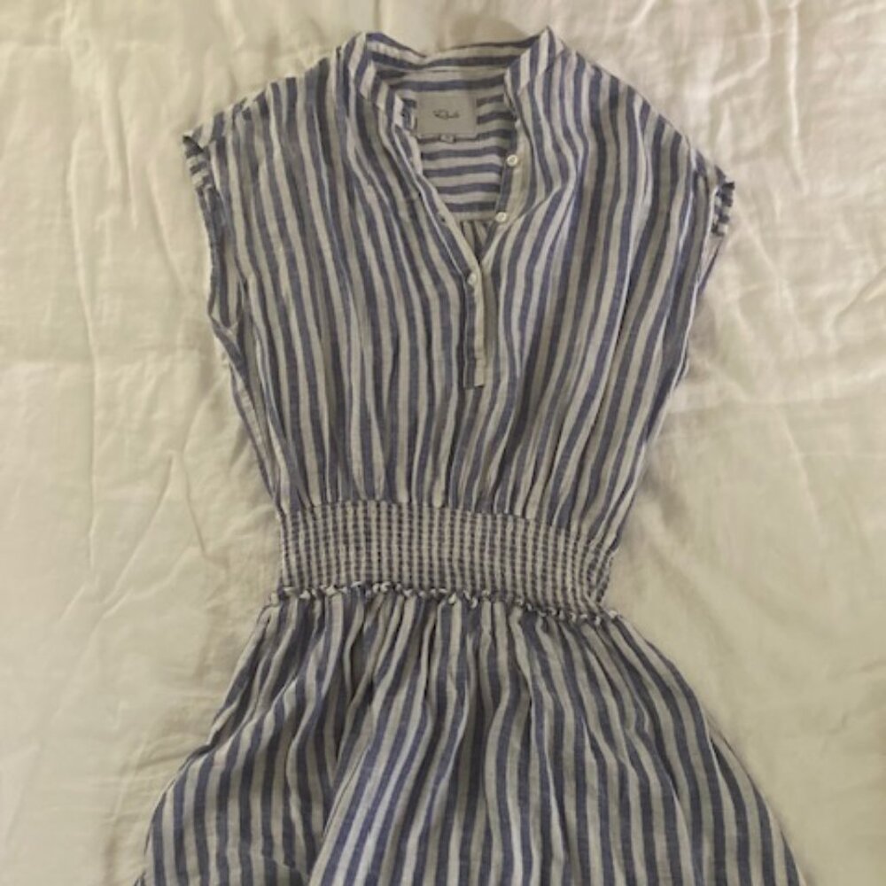 Rails Blue/White Striped Dress (XS)